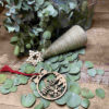 Bola de navidad madera personalizada - Imagen 3