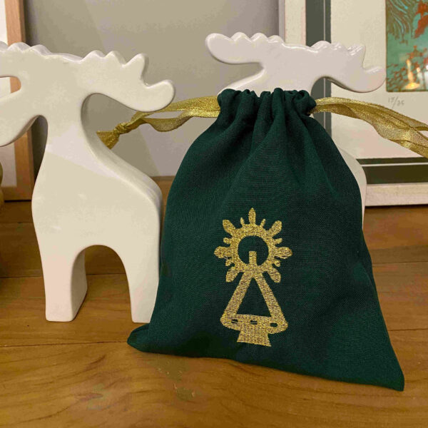 Bolsa tela bordada virgen Covadonga - Imagen 4