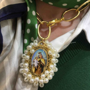 Collar medalla Virgen del Carmen