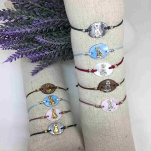 Pulsera chapa nacar virgen de Covadonga