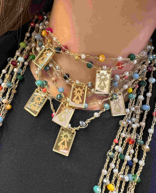 Collar escapulario Virgen de Covadonga