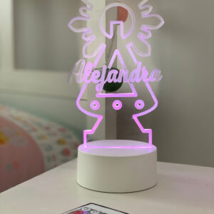 Lámpara Virgen de Covadonga personalizada