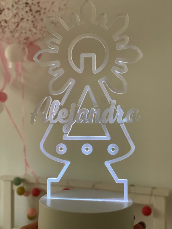 Lámpara Virgen de Covadonga personalizada - Imagen 2