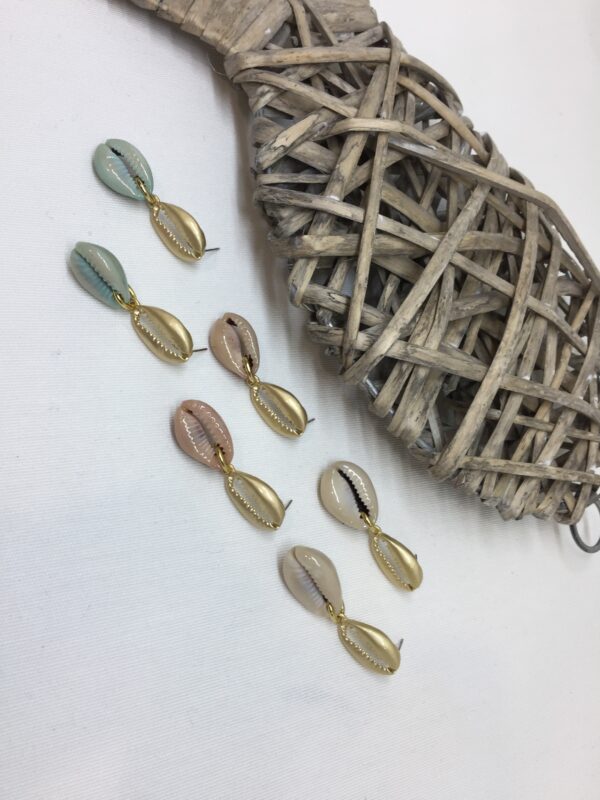 Pendientes conchas