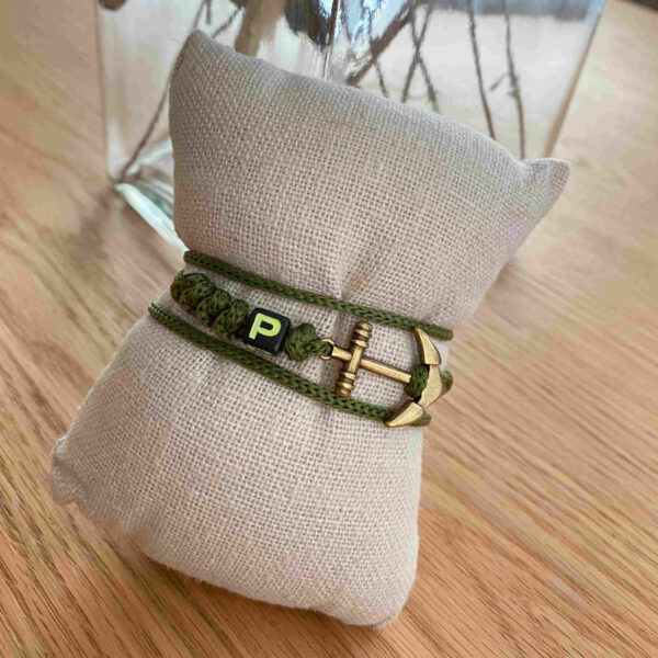 Pulsera ancla inicial - Imagen 3