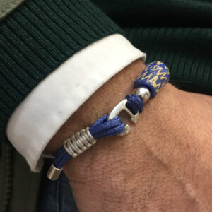 Pulsera piedra africana azul
