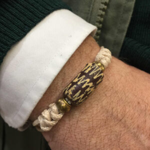 Pulsera piedra africana marrón