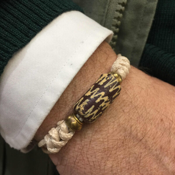 Pulsera piedra africana marrón