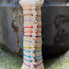 Pulsera cordon con piño perlas naturales - Imagen 3