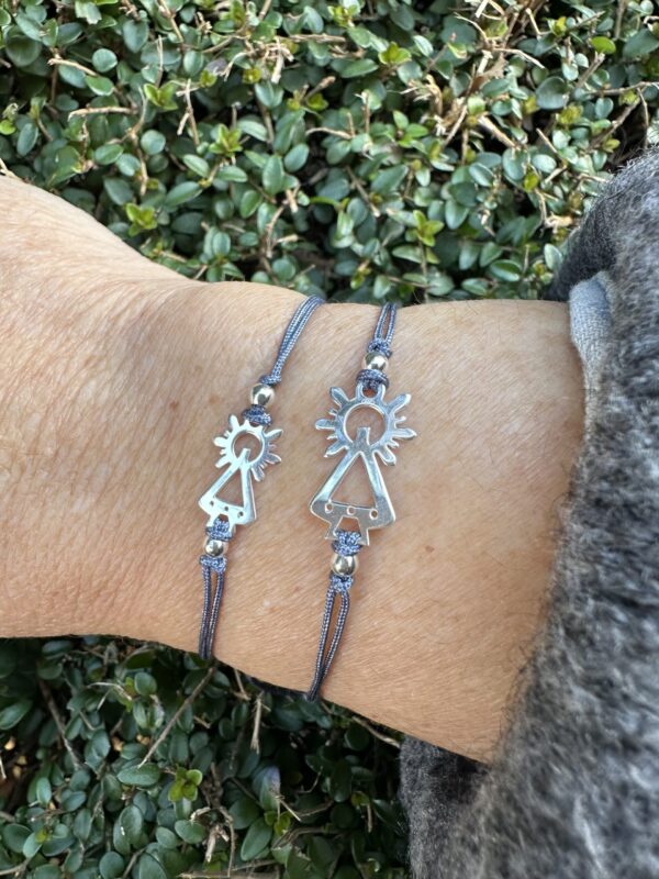 Pulsera Virgen de Covadonga Plata de Ley 925 - Imagen 2