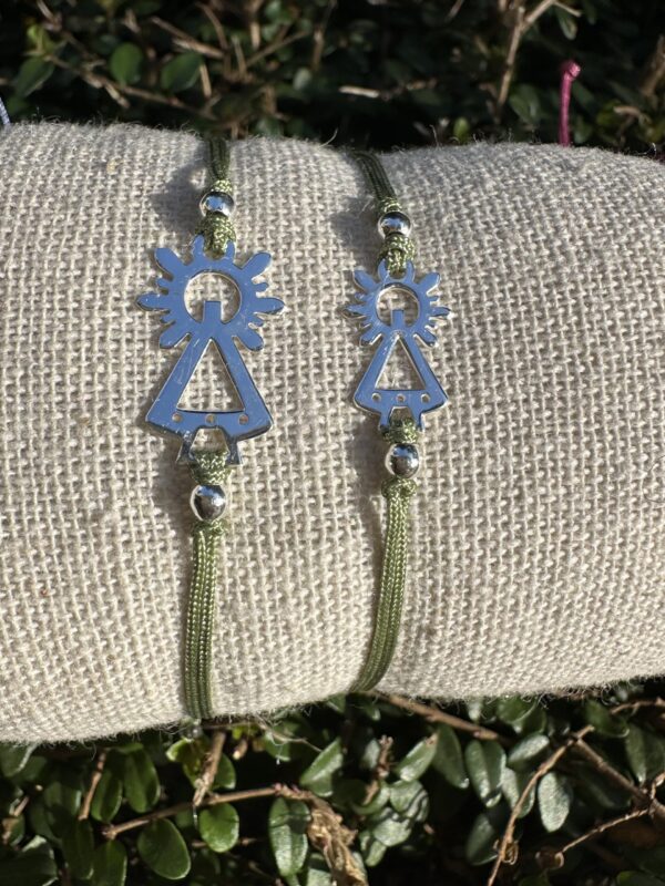 Pulsera Virgen de Covadonga Plata de Ley 925 - Imagen 4
