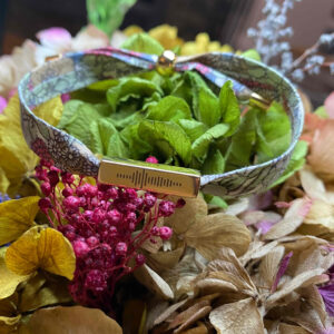 Pulsera Te Quiero cinta flores.