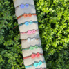 Pulsera Virgen del Pilar metacrilato nudo macrame - Imagen 2