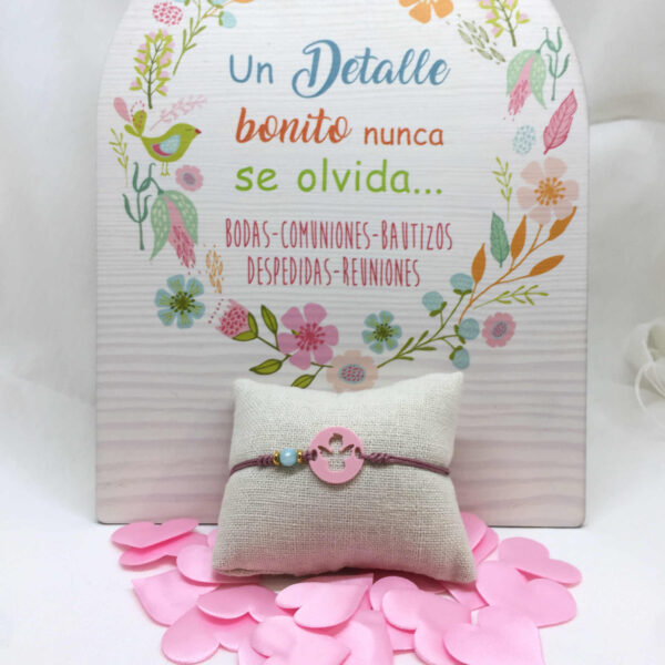 Pulsera angel con piedra