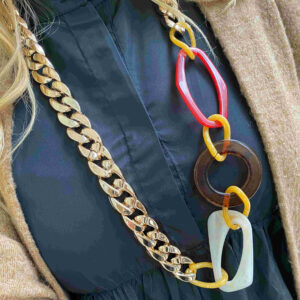 Collar eslabones de resina