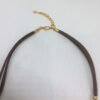 Collar perlas y piedras con colgante flor de loto - Imagen 4