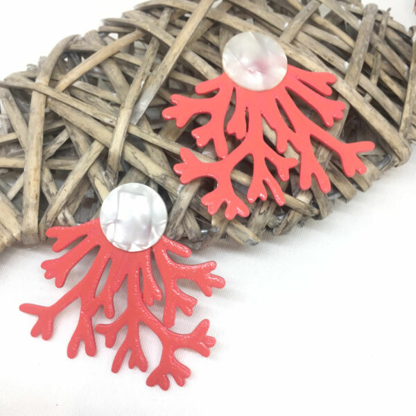 Pendientes ramas de corales - Imagen 2