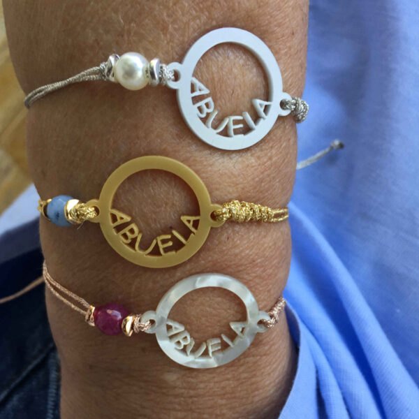 Pulsera chapa acetato Abuela - Imagen 2