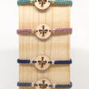 Pulsera macramé pieza madera Cruz Victoria - Imagen 2