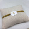 Pulsera macrame personalizada con inicial - Imagen 2