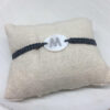 Pulsera macrame personalizada con inicial - Imagen 3