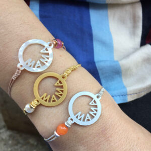 Pulsera chapa acetato Mamá