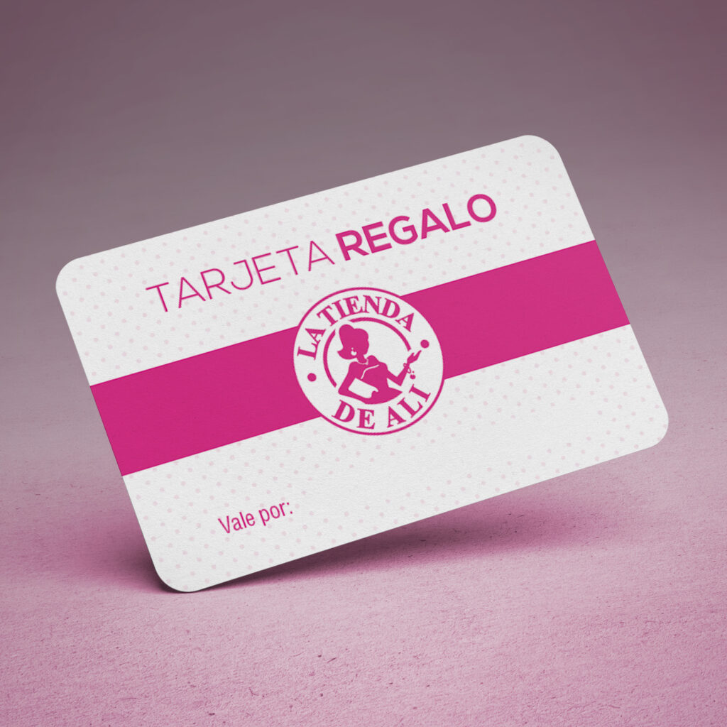 Tarjeta regalo La Tienda de Ali