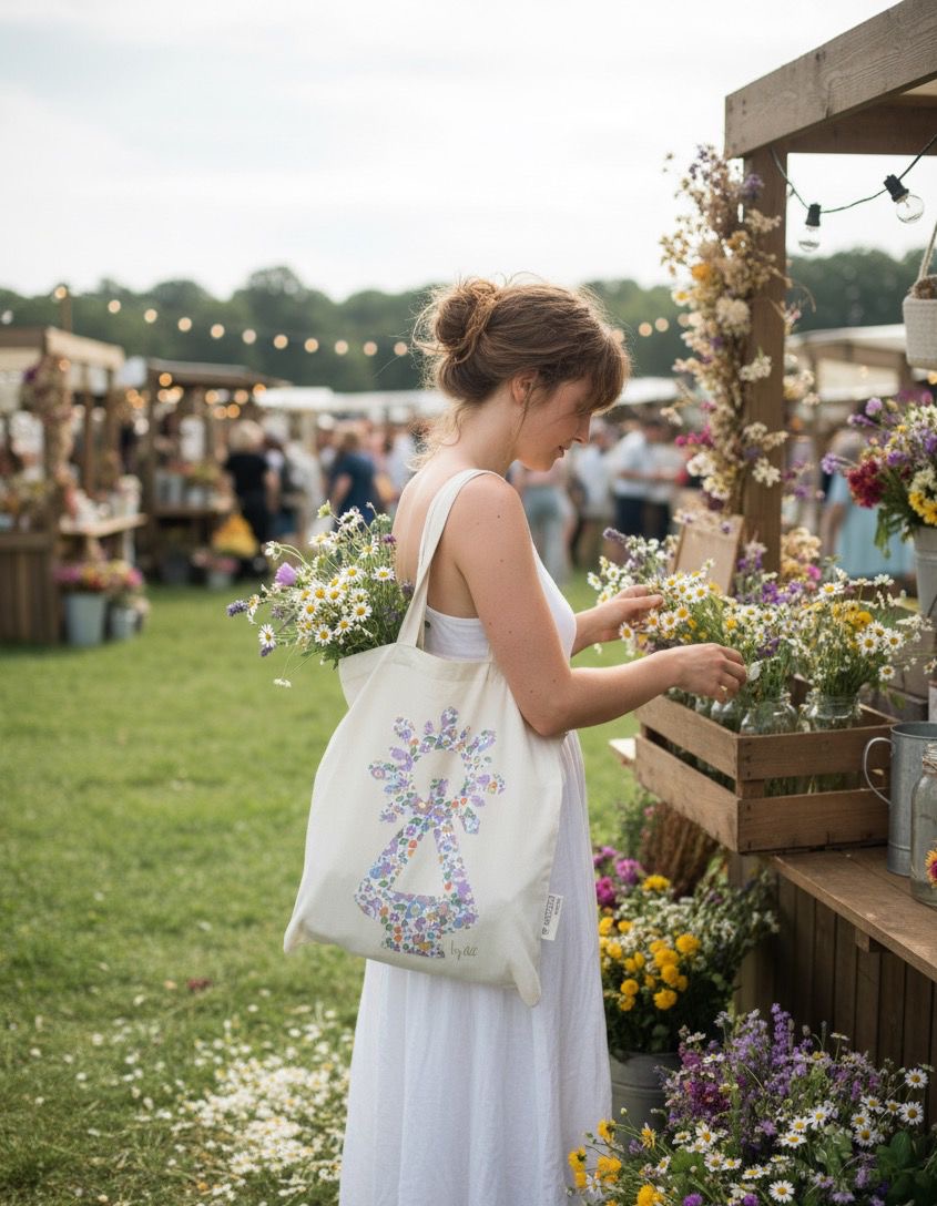 59255315 bad7 42a9 8a47 bbbcb48c0417 -Bisutería artesanal la Tienda de Ali Tote bag con estampación Virgen en flores liberty