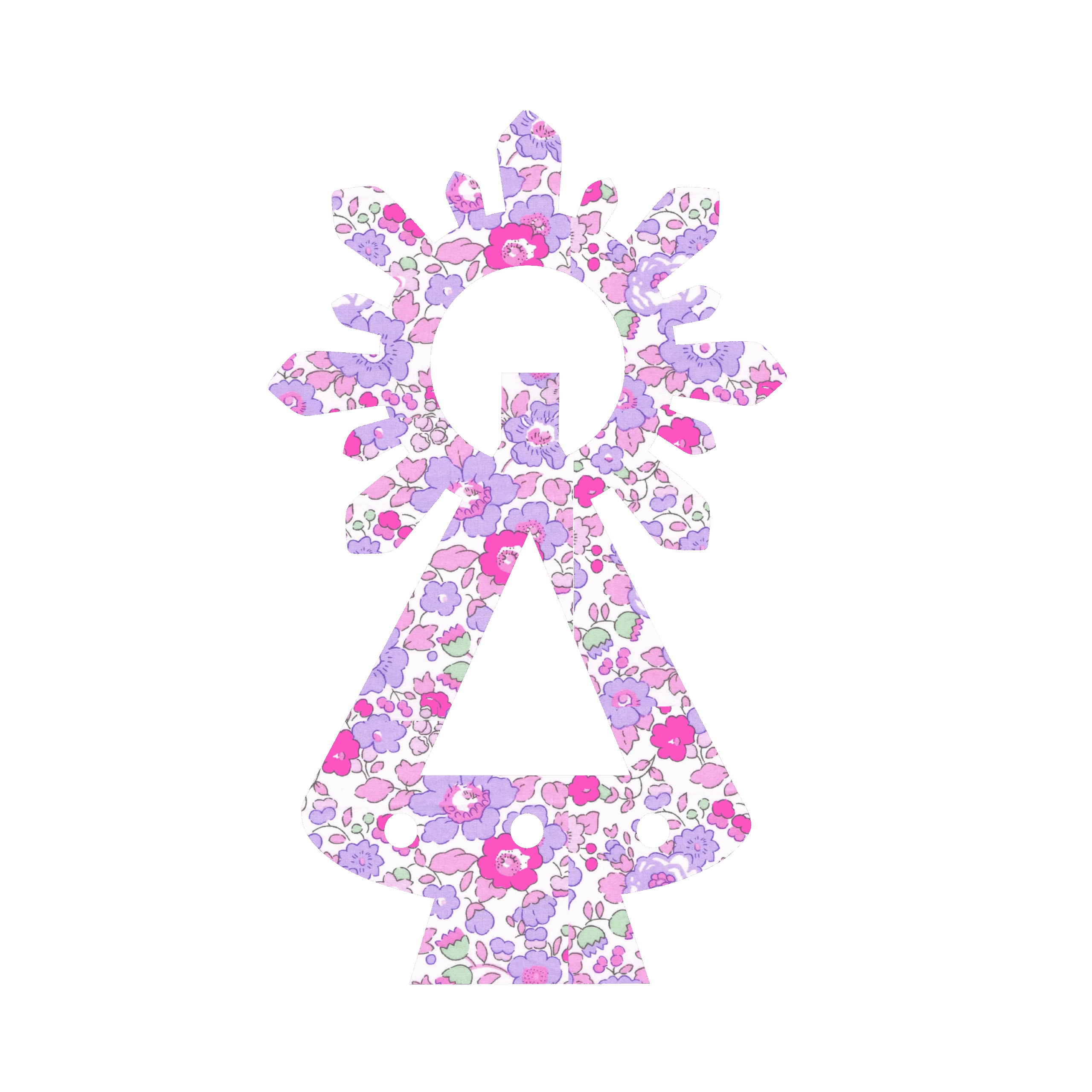 COVADONGA FLORES BETSLY NEON VIOLET PNG scaled -Bisutería artesanal la Tienda de Ali Tote bag algodón con estampación virgen en flores liberty - Imagen 8