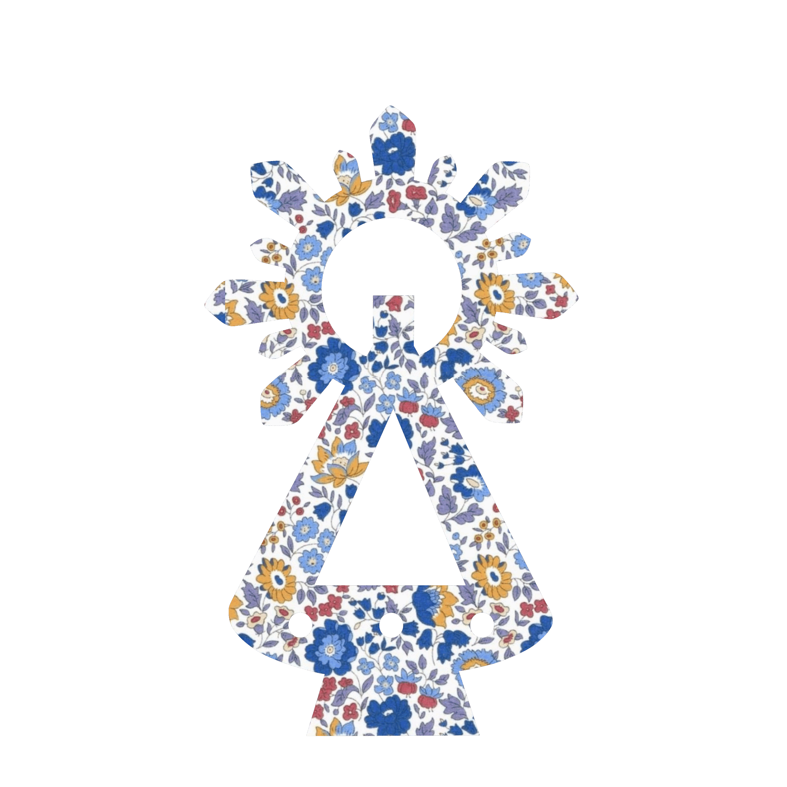 COVANDONGA FLORES AZULES Y AMARILLAS scaled -Bisutería artesanal la Tienda de Ali Tote bag algodón con estampación virgen en flores liberty - Imagen 2