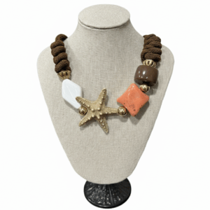 Collar cordon con estrella de resina