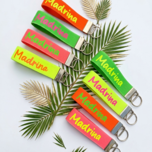 Llavero cinta fluor Personalizado Madrina
