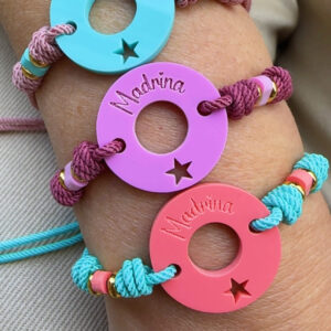 Pulsera madrina en metacrilato