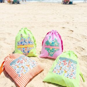 Bolsa impermeable rayas